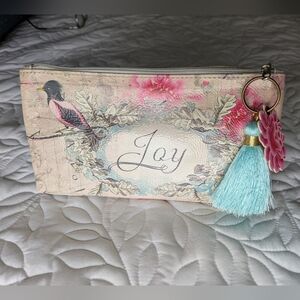 Floral Joy Pouch with Tassel